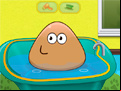 Juego Pou Baby Bathing