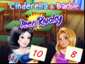 Juego Cinderella & Barbie Teen Rivalry