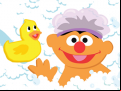 Juego 123 Sesame Street: Ernie's Bathtime Fun