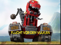 Juego Dinotrux: Flucht vor dem Vulkan