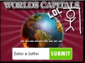Juego Hangman Capitals Cities