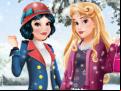 Juego Aurora and Snow White Winter Fashion