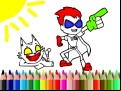 Juego Back To School: Titans Coloring Book