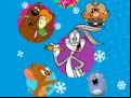 Juego New looney tunes: Winter spot the difference