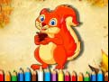 Juego Squirrel Coloring Book
