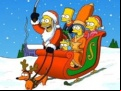 Juego Simpsons Christmas Jigsaw Puzzle