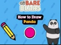 Juego We Bare Bears How to Draw Panda
