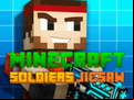 Juego Minecraft Soldiers Jigsaw