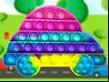 Juego Pop It Vehicles Jigsaw