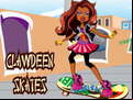 Juego Clawdeen skates