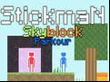 Juego Stickman Skyblock Parkour