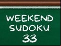 Juego Weekend Sudoku 33