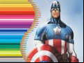 Juego Coloring Book for Captain America