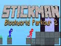 Juego Stickman Blockworld Parkour 2