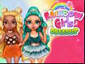 Juego Rainbow Girls Dress Up Challenge