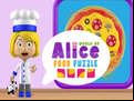 Juego World of Alice Food Puzzle