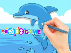 Juego Coloring Book: Cute Dolphin