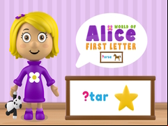 Juego World of Alice First Letter