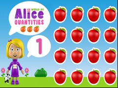 Juego World of Alice Quantities