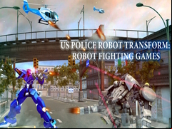 Juego US Police Robot Transform: Robot  fighting games