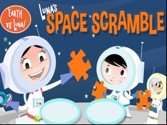 Juego Earth to Luna! Luna's Space scramble