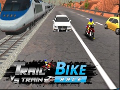 Juego Trail Bike vs Train Race
