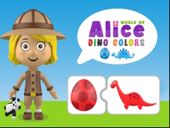 Juego World of Alice Dino Colors