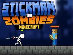 Juego Stickman vs Zombies Minecraft