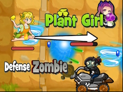Juego Plant Girl Defense Zombie
