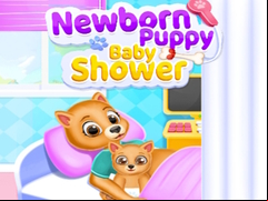 Juego Newborn Puppy Baby Shower