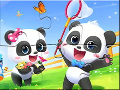 Juego Jigsaw Puzzle: Baby Panda Spring Outing