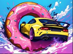 Juego Roof Car Stunt
