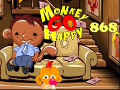 Juego Monkey Go Happy Stage 868