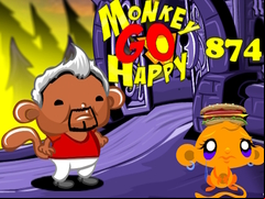 Juego Monkey Go Happy Stage 874