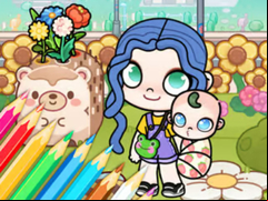 Juego Coloring Book: Avatar World Babycare