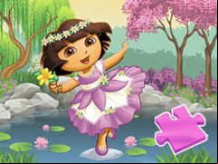 Juego Jigsaw Puzzle: Dora Lake Dance