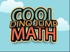 Juego Cool Dino Jump Math