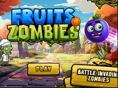 Juego Fruits vs Zombies