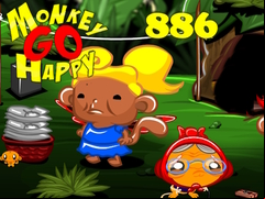 Juego Monkey Go Happy Stage 886