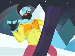 Juego Snowboard Dash