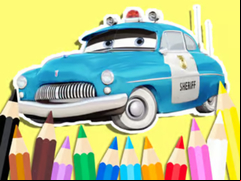 Juego Coloring Book: Cars Sheriff