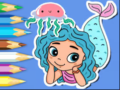 Juego Coloring Book: Jellyfish Mermaid