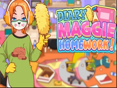 Juego Diary Maggie Homework!