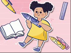 Juego Kids Quiz: Stationery Story