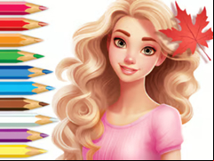 Juego Coloring Book: Barbie Autumn Tale