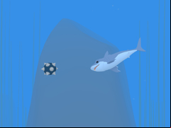 Juego Lonely Shark Frenzy
