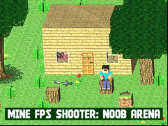 Juego Mine FPS Shooter: Noob Arena