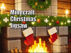 Juego Minecraft Christmas Jigsaw