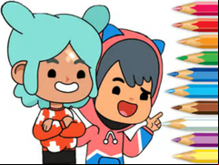 Juego Coloring Book: Toca Boca Friends