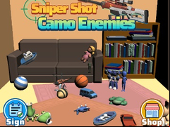Juego Sniper Shot Camo Enemies